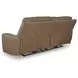 Silverbrooke Caramel Leather 92" Zero Gravity Power Reclining Sofa with USB Charging