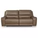 Silverbrooke Caramel Leather Power Reclining Living Room Set