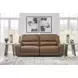 Silverbrooke Caramel Leather Power Reclining Living Room Set