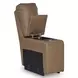 Silverbrooke Caramel Leather 7 Piece Modular Reclining Sectional with Storage Consoles and USB Charging