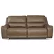 Silverbrooke Caramel Leather 2 Piece Modular 94" Reclining Loveseat with USB Charging