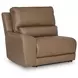 Silverbrooke Caramel Leather 5 Piece Modular Power Reclining Sectional with USB Charging