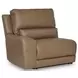 Silverbrooke Caramel Leather 7 Piece Modular Reclining Sectional with Storage Consoles and USB Charging