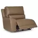 Silverbrooke Caramel Leather 6 Piece Modular Reclining Sectional with Chaise and USB Charging