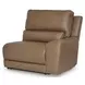 Silverbrooke Caramel Leather 7 Piece Modular Reclining Sectional with Storage Consoles and USB Charging