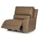 Silverbrooke Caramel Leather 2 Piece Modular 94" Reclining Loveseat with USB Charging
