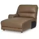 Silverbrooke Caramel Leather 3 Piece Modular Reclining Sectional with LAF Chaise with USB Charging