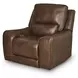 Silverbrooke Canyon Leather Zero Gravity Power Recliner with USB Charging