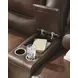 Silverbrooke Canyon Leather Zero Gravity Power Reclining Living Room Set with USB Charging
