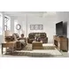 Silverbrooke Canyon Leather 92" Zero Gravity Power Reclining Sofa with USB Charging