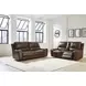 Silverbrooke Canyon Leather 92" Zero Gravity Power Reclining Sofa with USB Charging