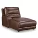Silverbrooke Canyon Leather 5 Piece Modular Power Reclining Sectional with Chaise and USB Charging