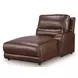 Silverbrooke Canyon Leather 7 Piece Modular Reclining Sectional with USB Charging and Storage Consoles