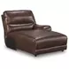 Silverbrooke Canyon Leather 3 Piece Modular Reclining Sectional with RAF Chaise and USB Charging
