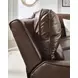 Silverbrooke Canyon Leather 5 Piece Modular Power Reclining Sectional with USB Charging and Storage Console