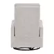 Mosaic Beige Swivel Glider Power Recliner with USB Charging