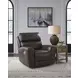 Beadel Smoke Leather Zero Gravity Power Recliner with USB Charging