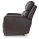 Beadel Smoke Leather Zero Gravity Power Recliner with USB Charging
