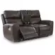 Beadel Smoke Leather Power Reclining Living Room Set