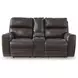 Beadel Smoke Leather Power Reclining Living Room Set