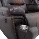 Nikko Brown Power Reclining 84" Sofa Power Footrest