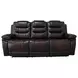 Nikko Brown Power Reclining Living Room Set Power Footrest