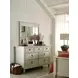 Grand Bay Egret 7 Drawer Saybrook Dresser with Rectangular Landscape Mirror