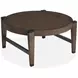 Kaysen Wallaby and Matte Black Round Cocktail Table