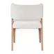 Voyage Ivory Upholstered Prier Side Chair Set of 2