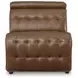 Temmpton Chocolate 4 Piece Reclining Sectional