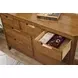 Cherryline Cherry 7 Drawer Scale Dresser with Rectangular Landscape Mirror