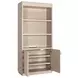 Marlowe Polished Limestone Bookcase