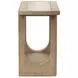 Bradford Riverbed Beige Rectangular Marble Top Sofa Table