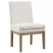 Aubrey White Upholstered Parsons Chair Set of 2