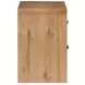 Laramie Honey Wheat 2 Drawer Nightstand with USB Charging