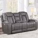 Daniel Gray Triple Power Reclining 77" Loveseat with USB Charging