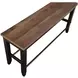 Bermuda Black 54" Counter Height Bench