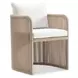 Trellis Brown and Beige Outdoor Dining Room Set