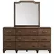 Canehurst Spiced Rum Panel Bedroom Set