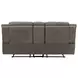 Branton Cabot Stone 86" Manual Reclining Loveseat with Console and USB Charging