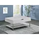 Whitman White And Champagne Rectangular Lift Top Cocktail Table