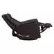 Novara Milan Brown Leather Swivel Glider Recliner
