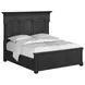 Atrium Black King Panel Bed