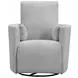 Trenton Vincent Fog Manual Swivel Glider Recliner with Pillows