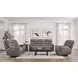 Lawmere Sydney Brunette 86" Zero Gravity Triple Power Reclining Sofa with USB Charging