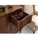 Vantage Warm Brown 9 Drawer Tourmaline Richmond Dresser with Rectangular Landscape Mirror