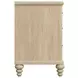 Haven Sundrenched Oak and Ivory Upholstered Panel Bedroom Set
