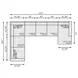 Drew Cream 6 Piece Modular Sectional with RAF Chaise and Pillows