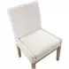 Aubrey White Upholstered Parsons Chair Set of 2