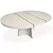 Lorelei Misty Cloud 72" Extendable Oval Dining Table